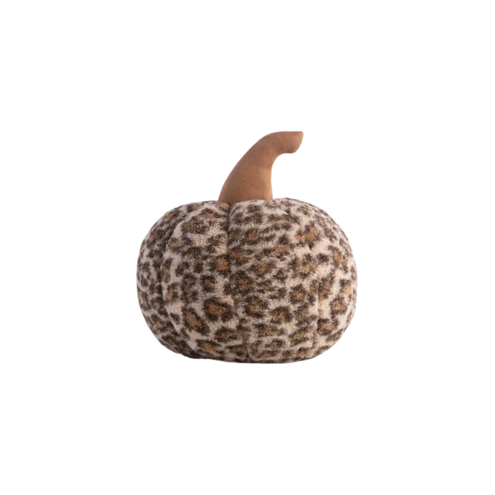 Large Sherpa Pumpkin Pillow - Brown