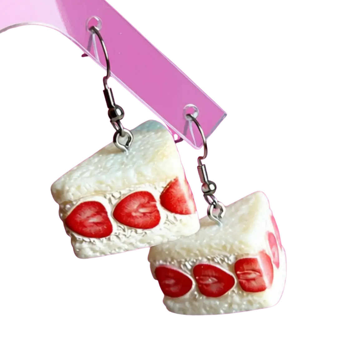 Strawberry Sando Earrings