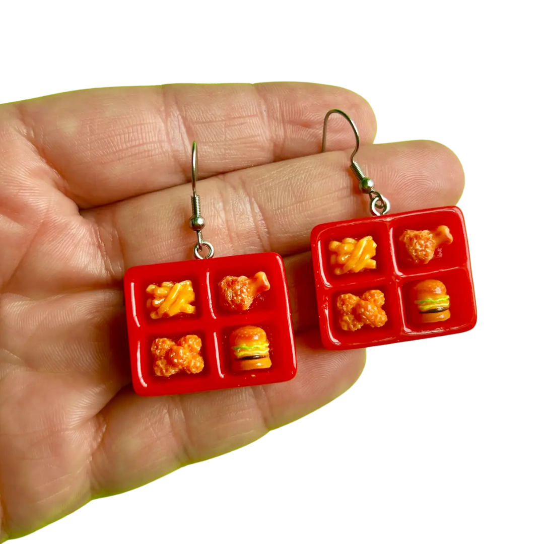 TV Dinner Earrings