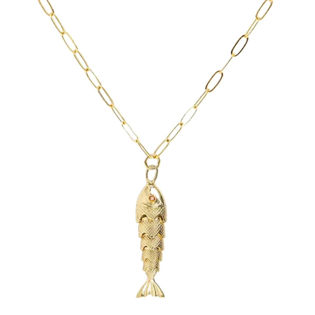 The Big Fish Paperclip Necklace