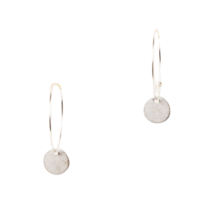 Hoop and Disc Earrings