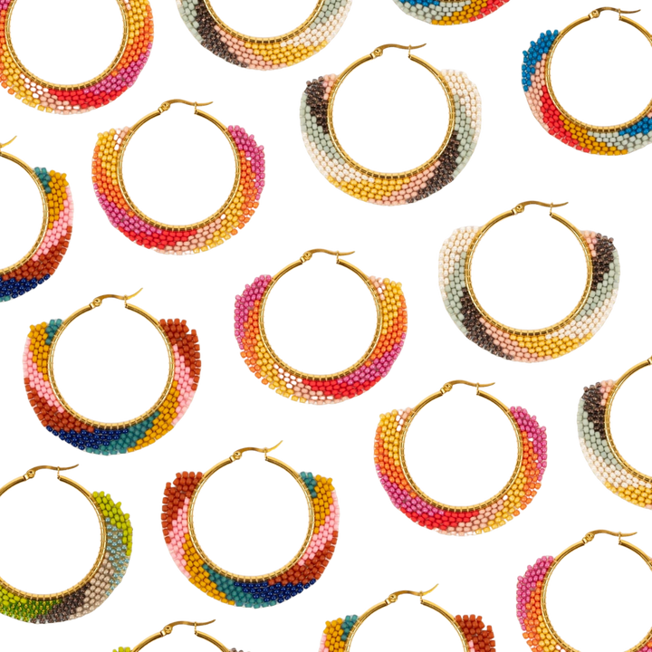 Swirl Hoop Earrings