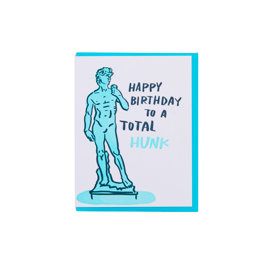 Birthday Hunk (David) Card