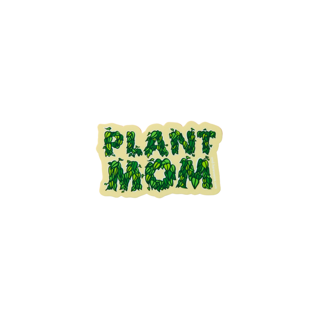 Plant Mom Sticker