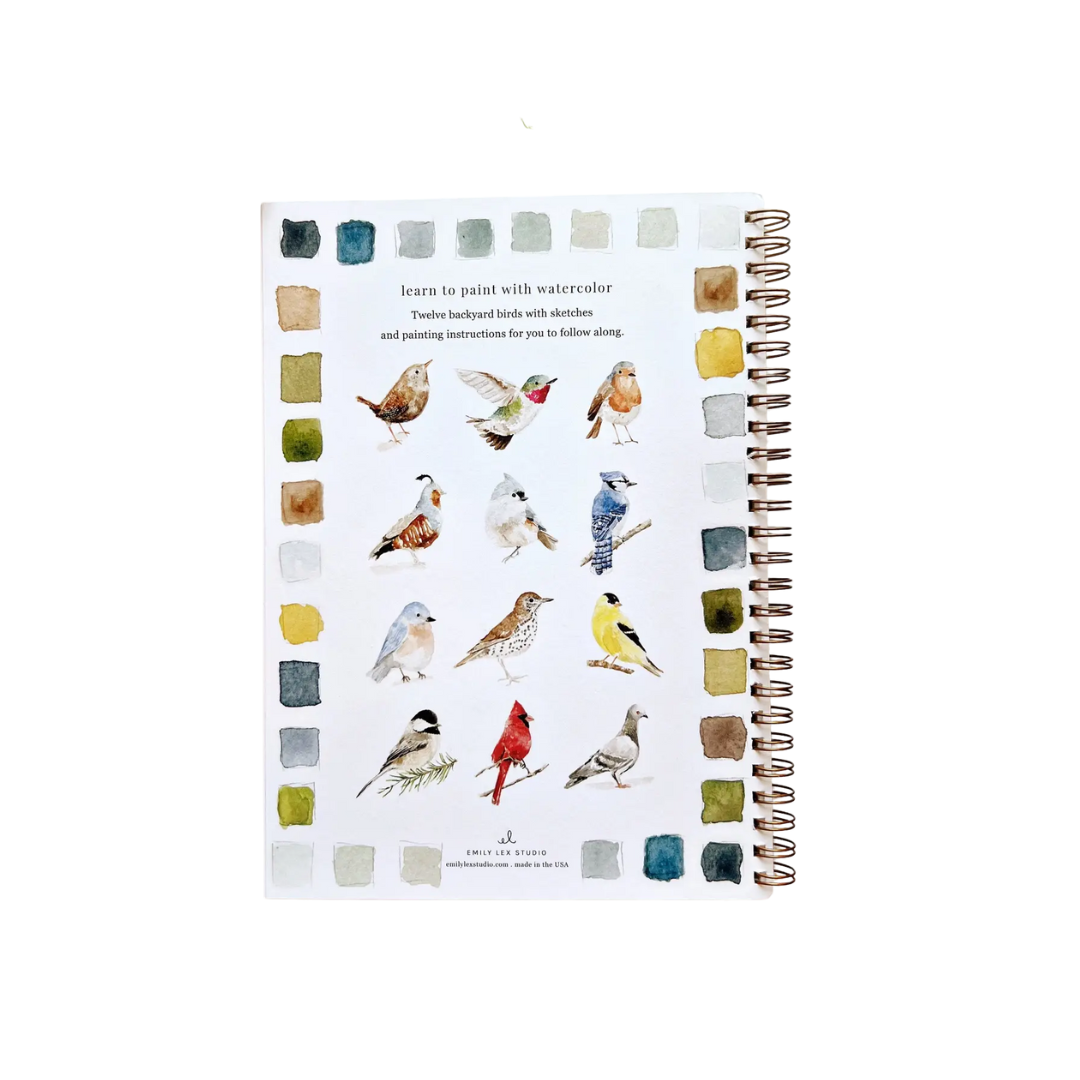 Birds Watercolor Workbook