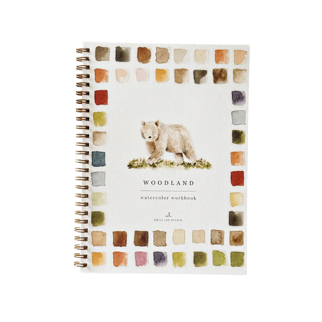 Woodland Watercolor Workbook