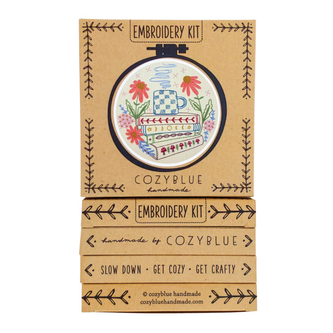 Book Nook Embroidery Kit