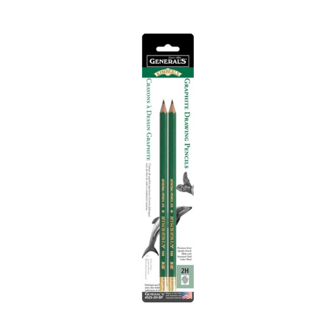 Kimberly Drawing Pencil 2H 2-PACK