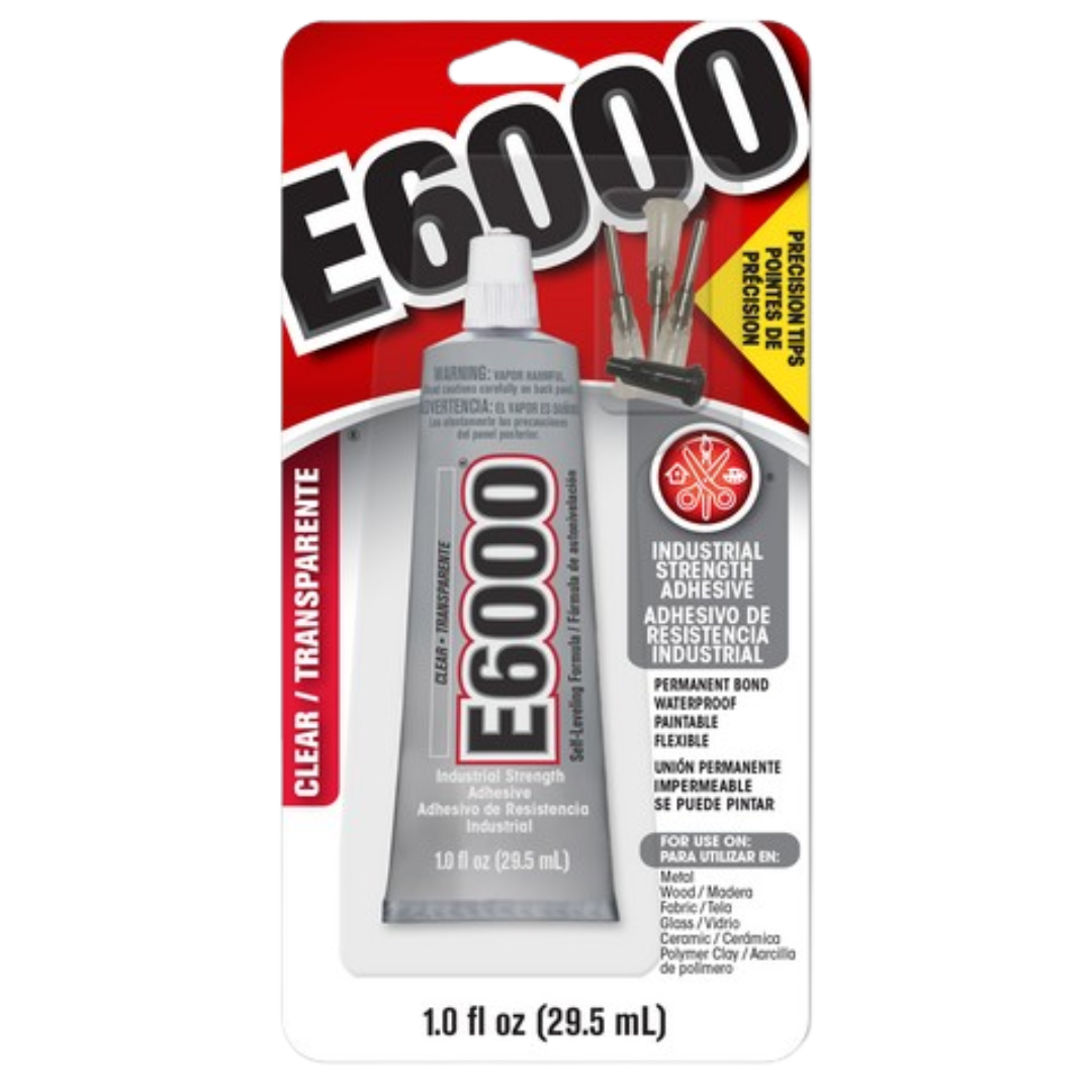 E6000 Adhesive Glue 1.0oz With Tips