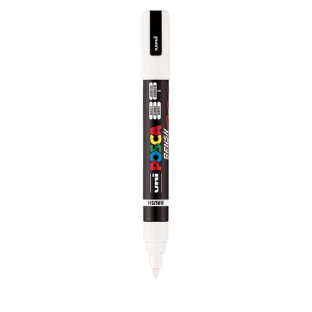 Posca PC-5BR Paint Marker Medium Bullet Tip - White