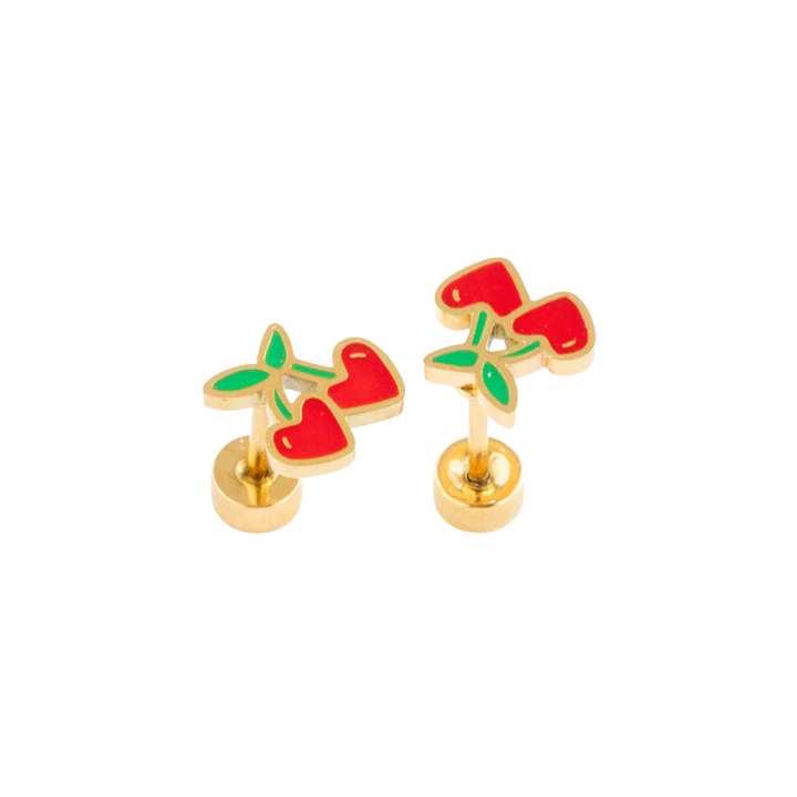 Cherry Stud Earrings