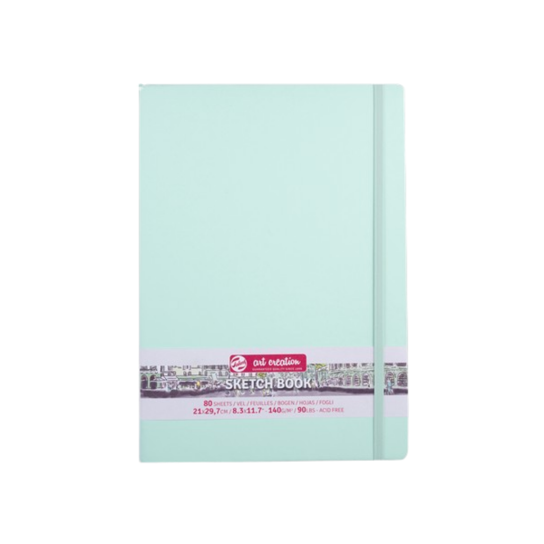 Talens Art Creation Sketchbook —  Fresh Mint, 8.27 × 11.69 in