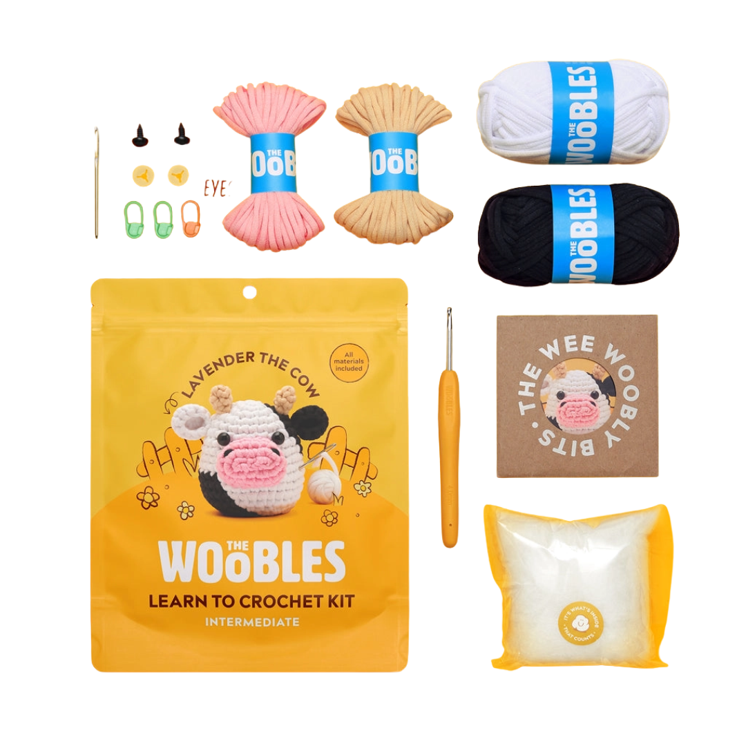Lavender the Cow Crochet Kit