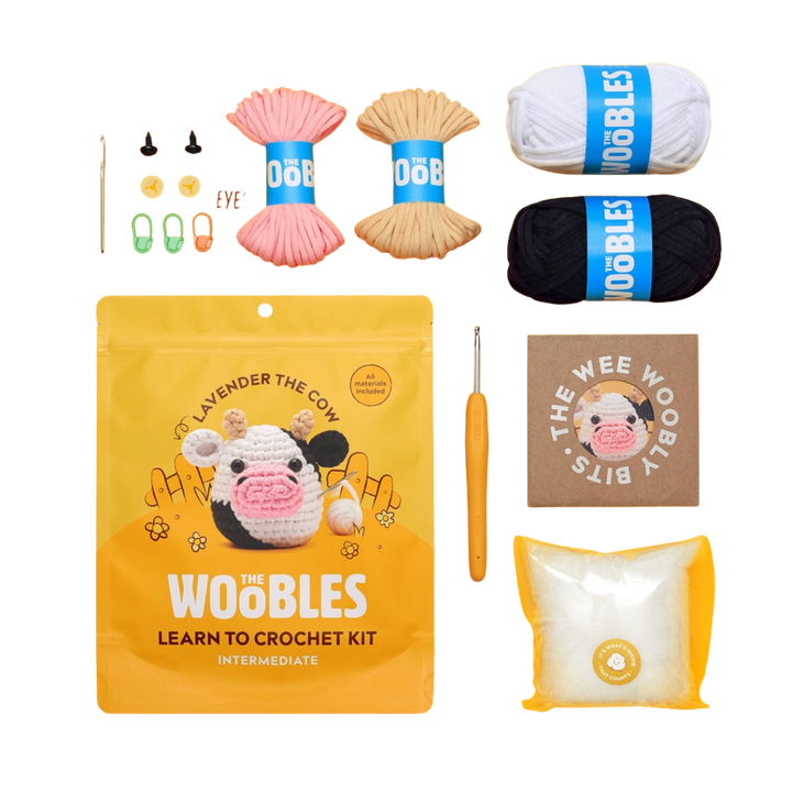 Lavender the Cow Crochet Kit