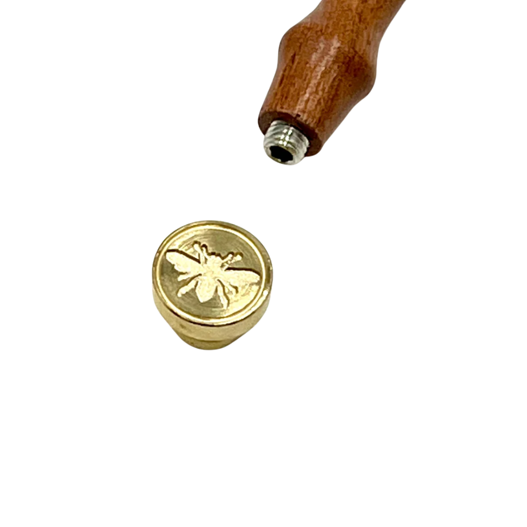 Brass Wax Seal Dies — 6 Popular Symbols (No Handle)