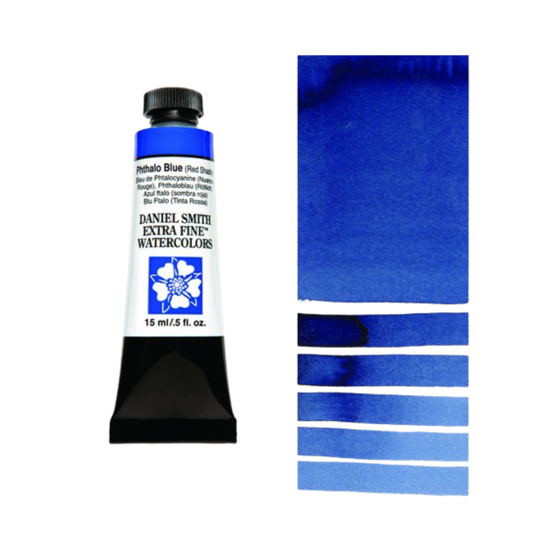 Daniel Smith Extra Fine Watercolor — Phthalo Blue (Red Shade)