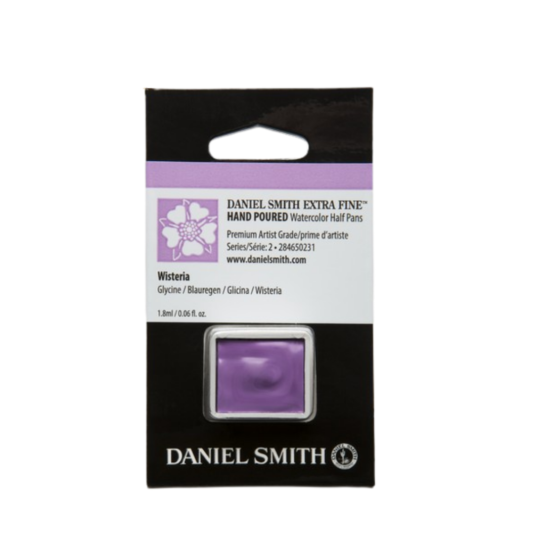 Daniel Smith Hand Poured Watercolor Half Pan — Wisteria
