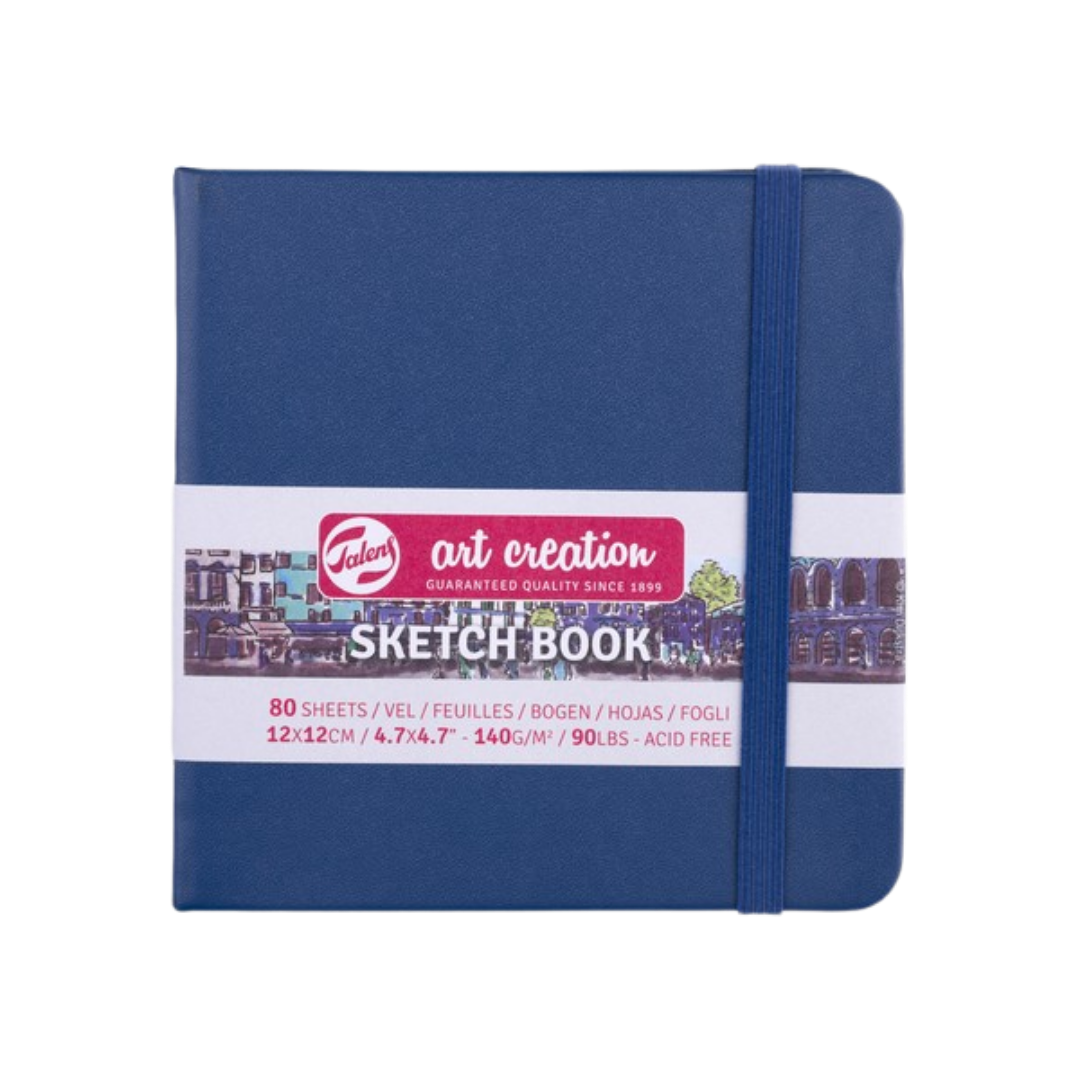 Talens Art Creation Sketchbook — Navy Blue, 4.72 x 4.72 in