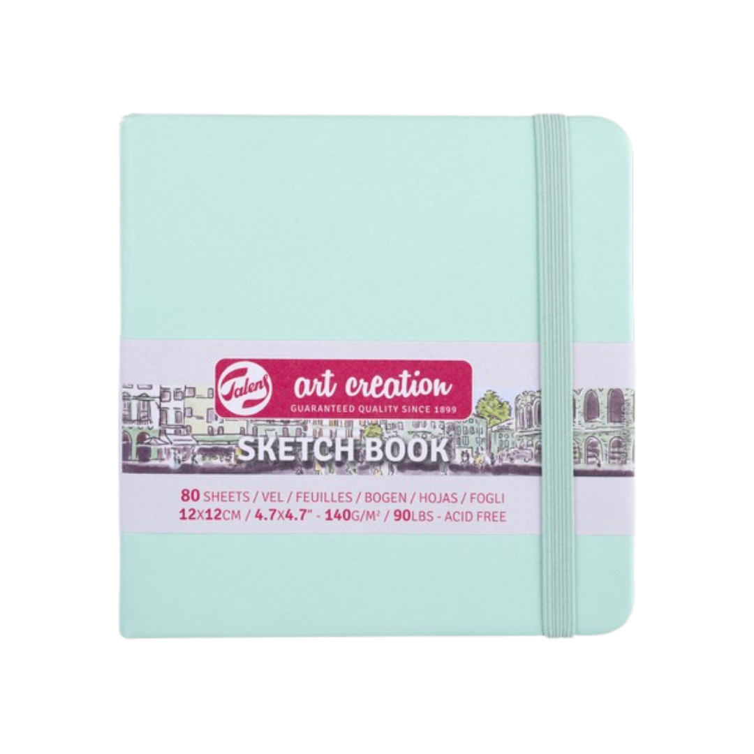 Talens Art Creation Sketchbook — Fresh Mint, 4.72 x 4.72 in