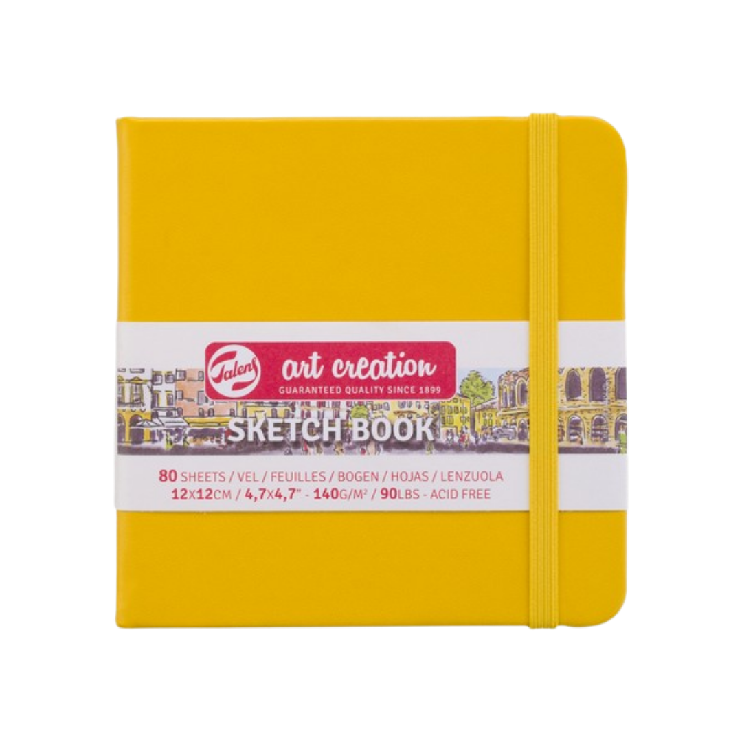 Talens Art Creation Sketchbook — Golden Yellow, 4.72 x 4.72 in