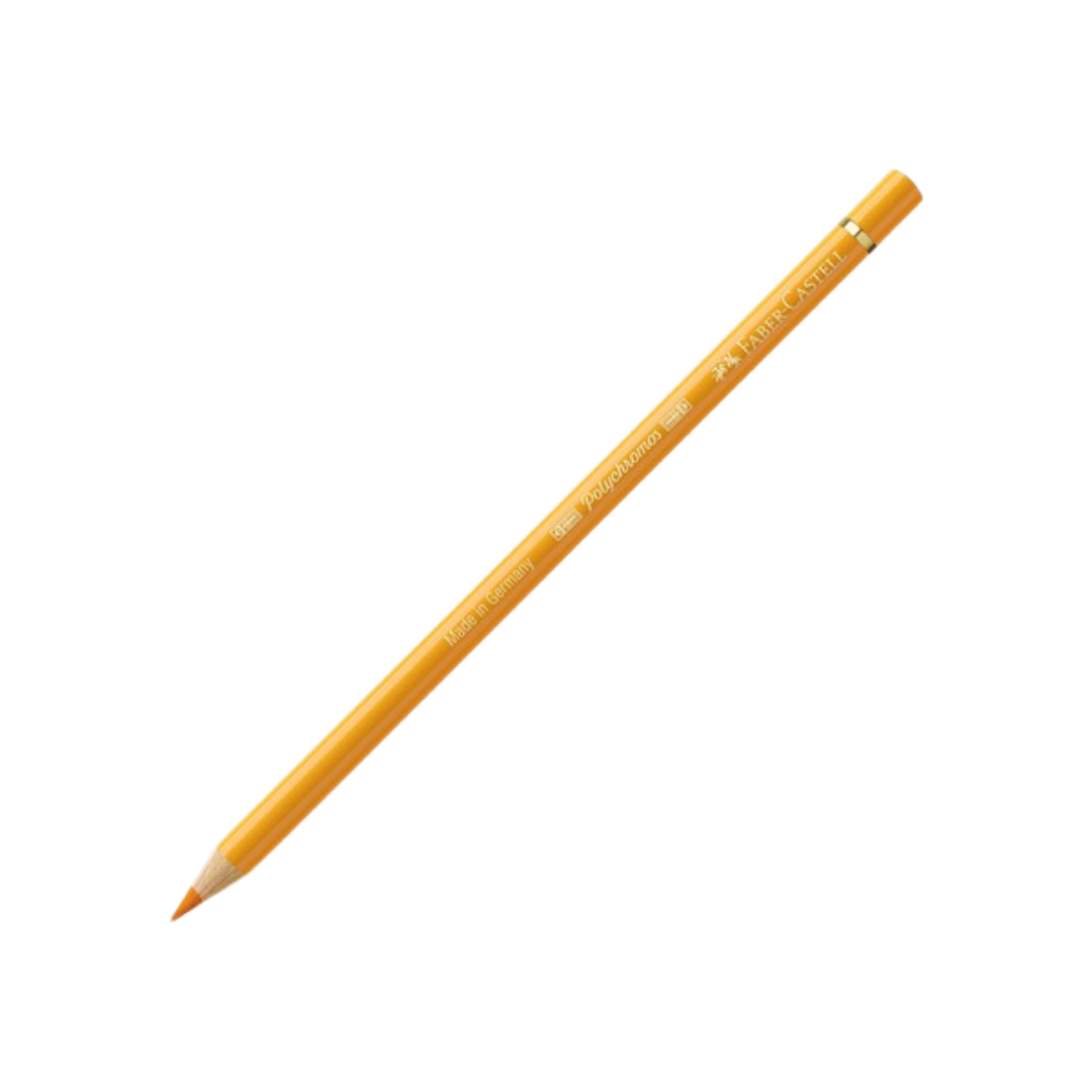 Faber-Castell Polychromos Colored Pencil — Dark Chrome Yellow