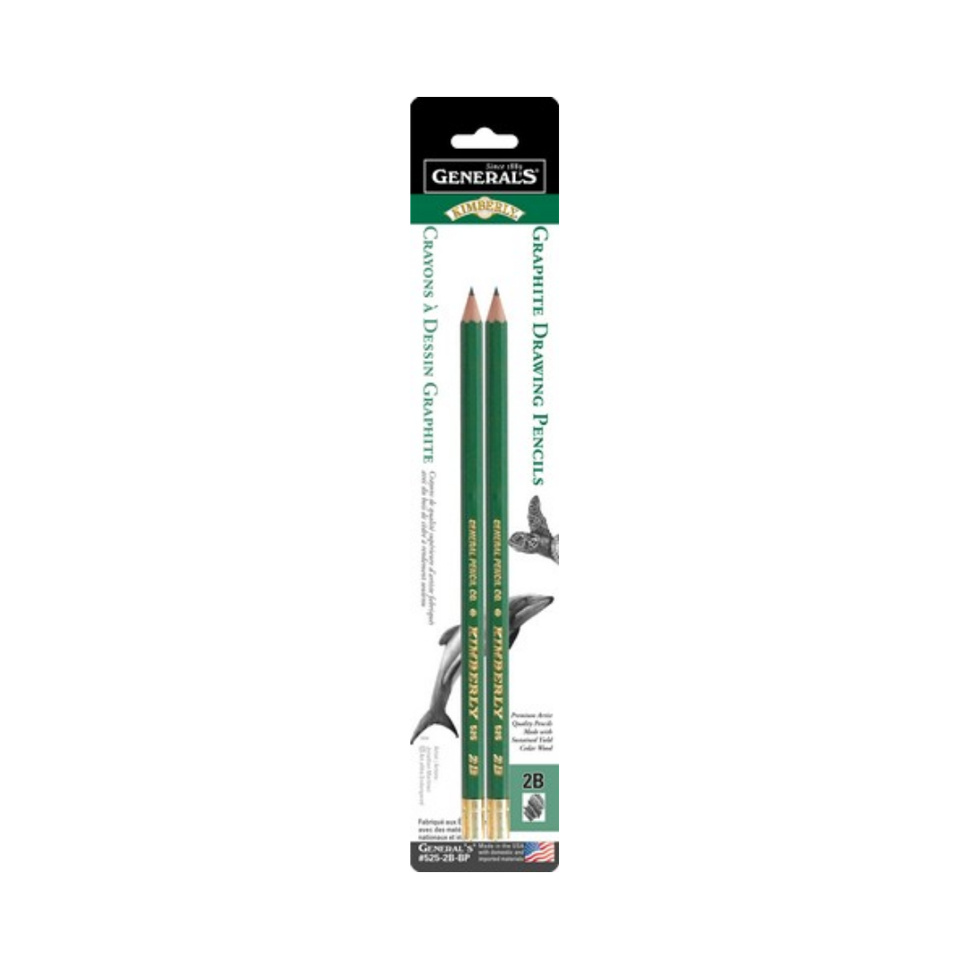 Kimberly Drawing Pencil 2B 2-PACK