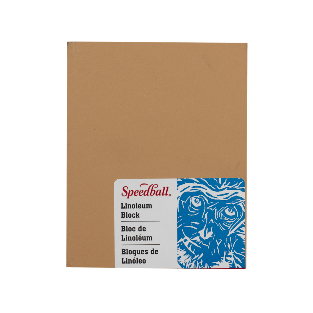 Linoleum Block Smokey Tan -  4x5