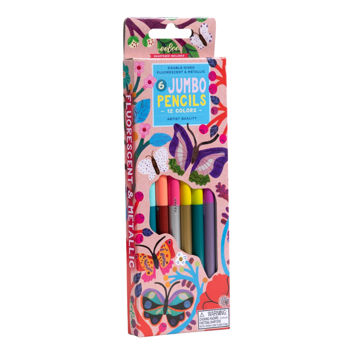 Jumbo Double-Sided Color Pencils — 12 Colors