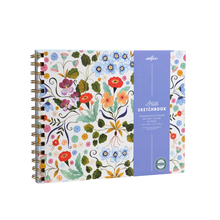 Flora’s Hardcover Artist Sketchbook