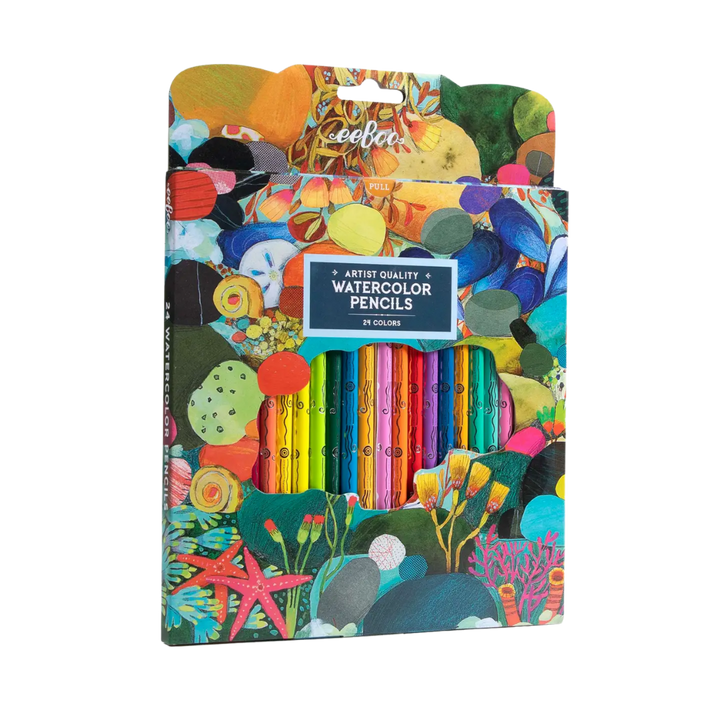 Tidepool Watercolor Pencils — Set of 24