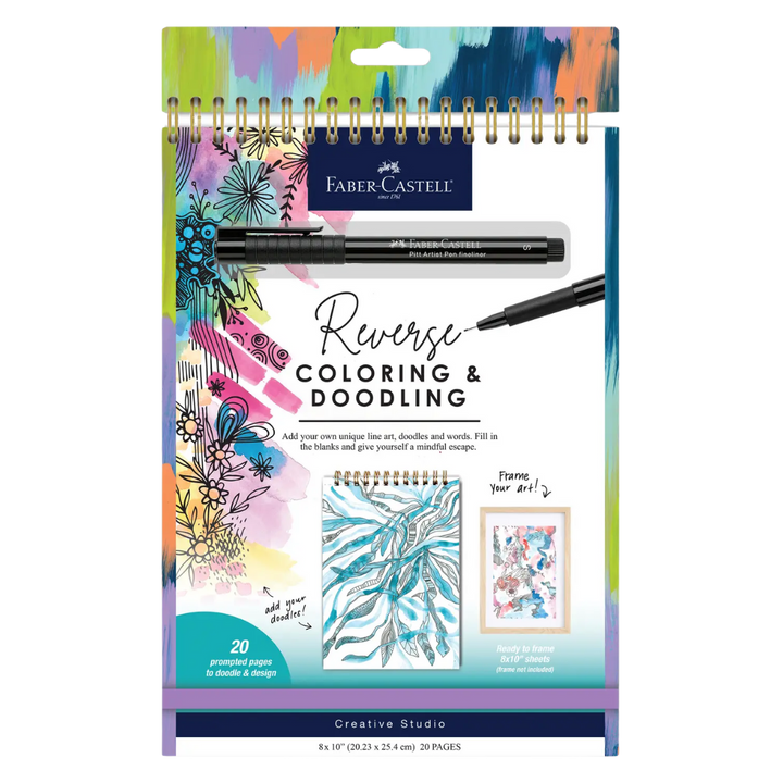 Reverse Coloring & Doodling Book