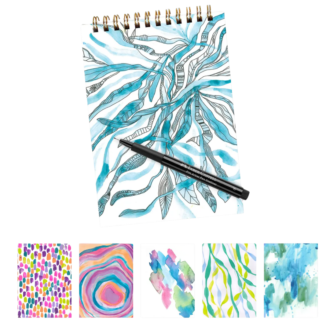 Reverse Coloring & Doodling Book
