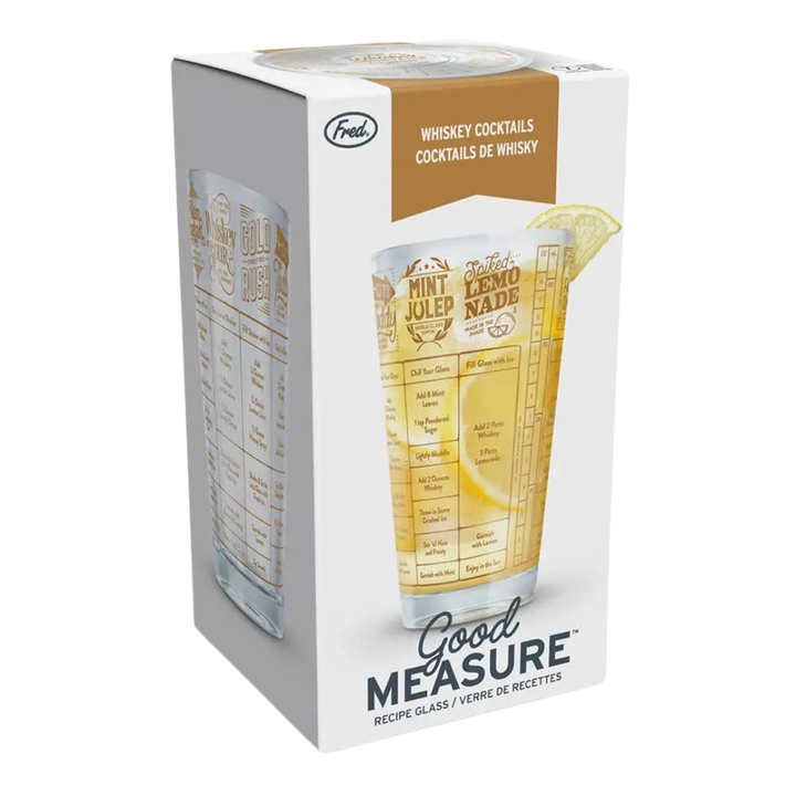 Good Measure Recipe Glass - Whiskey