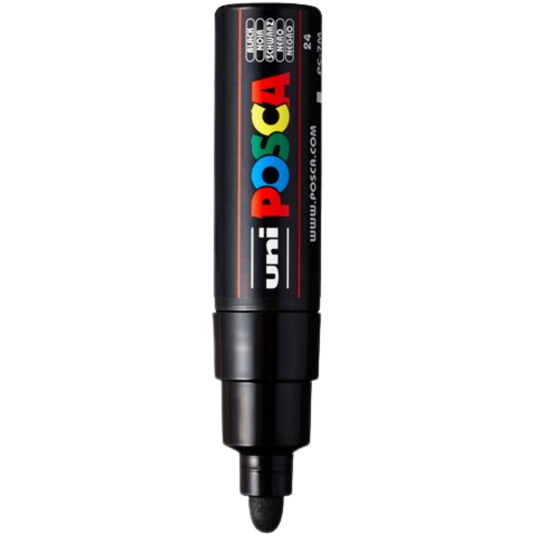 Posca PC-7M Paint Marker Broad Bullet Tip - Black
