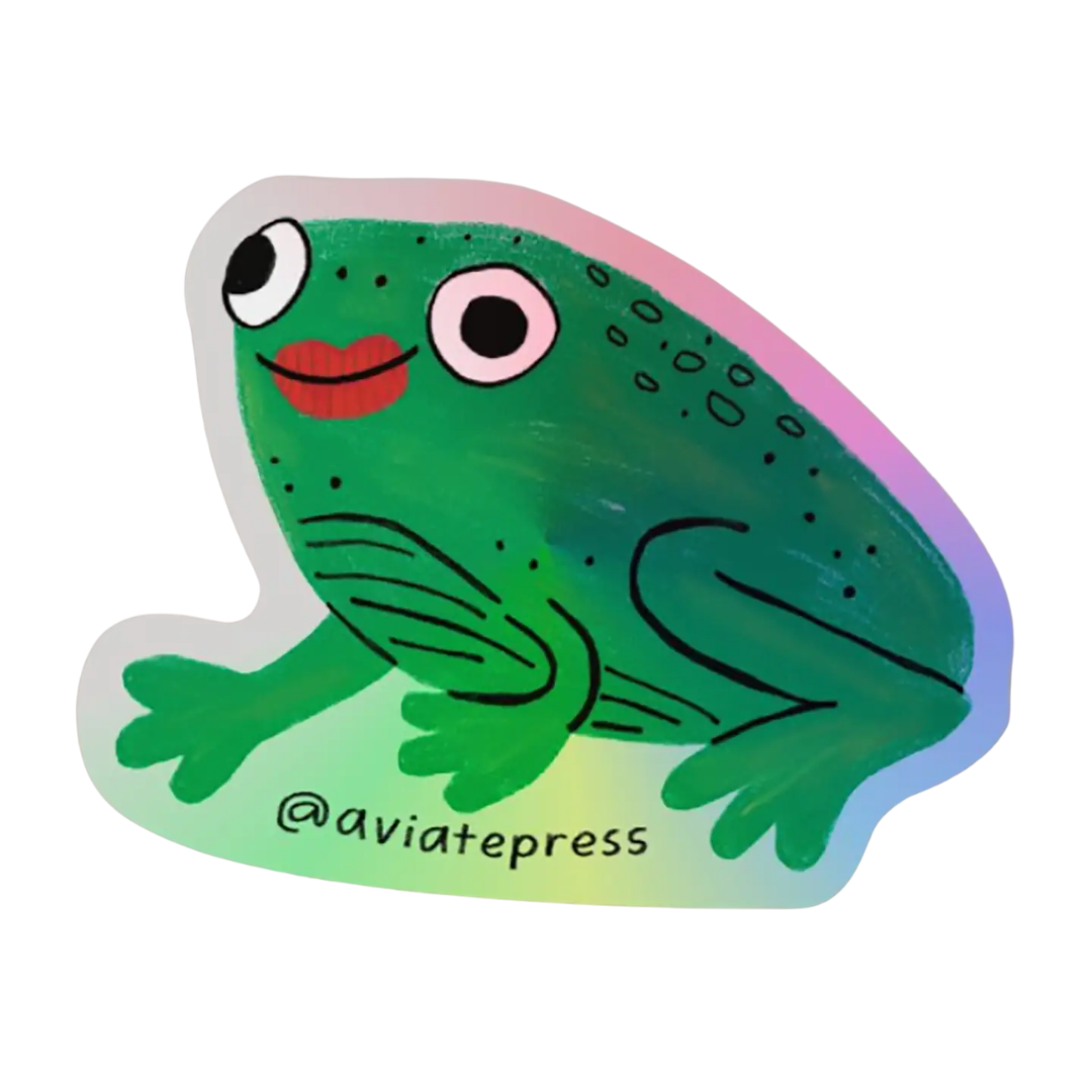 Froggy Holographic Sticker