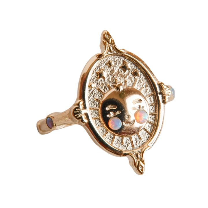 Adjustable Pocket Full of Moonlight Ring