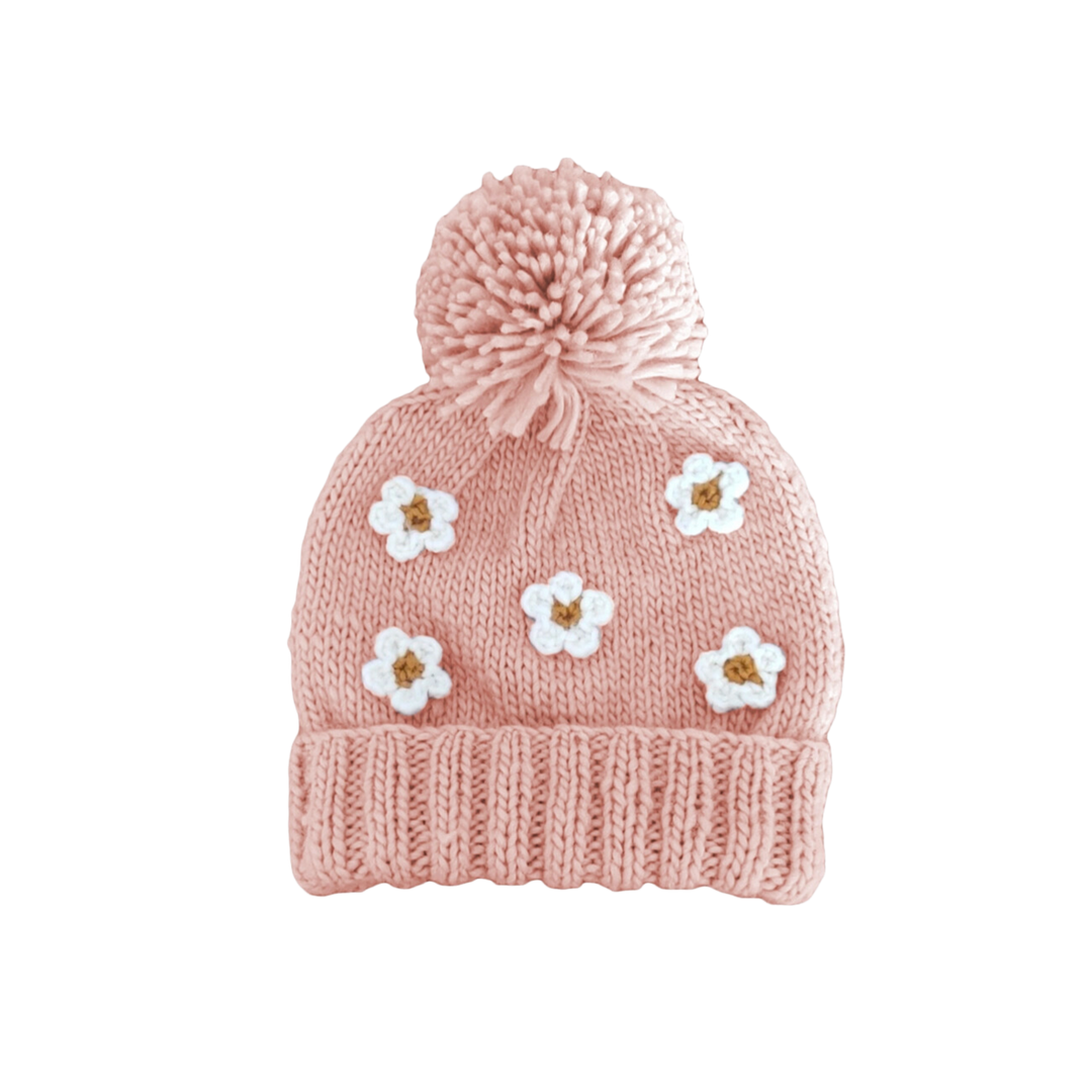 Baby Flower Hat, Blush