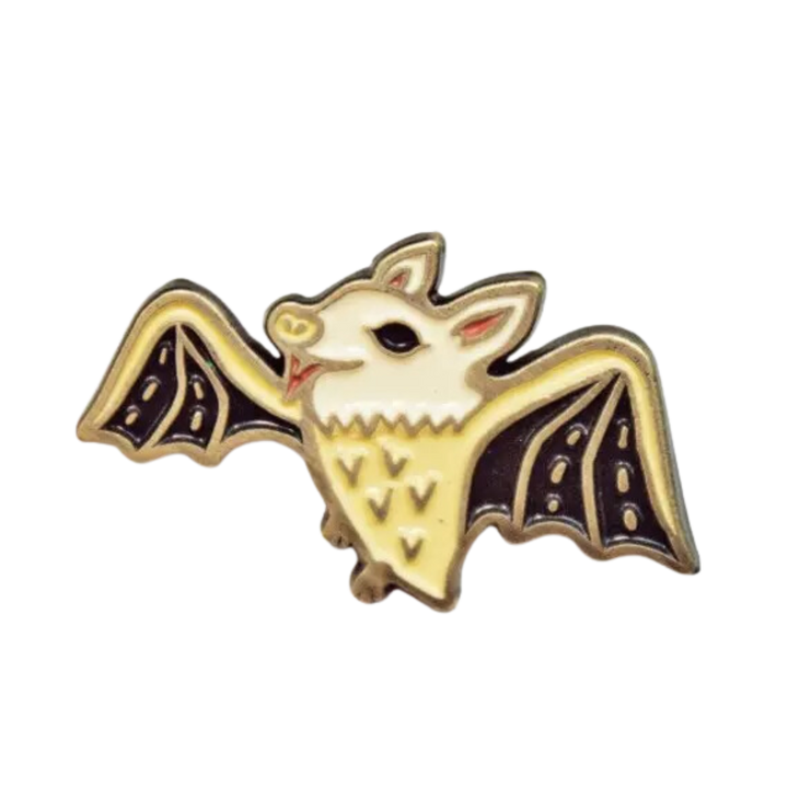 Bat Pin – Cute Enamel Brooch – Animal Gift