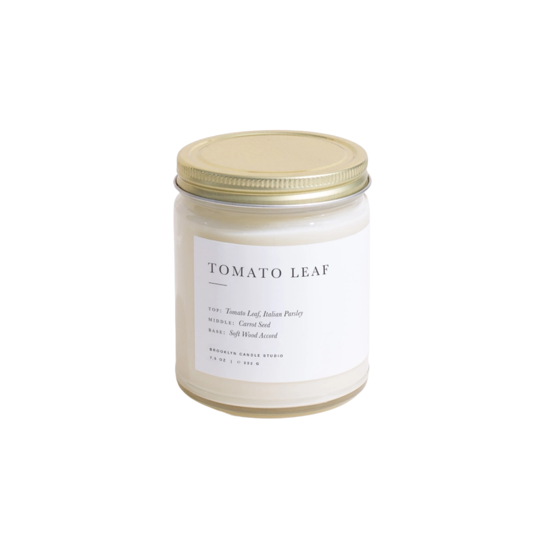 Tomato Leaf Jar Candle