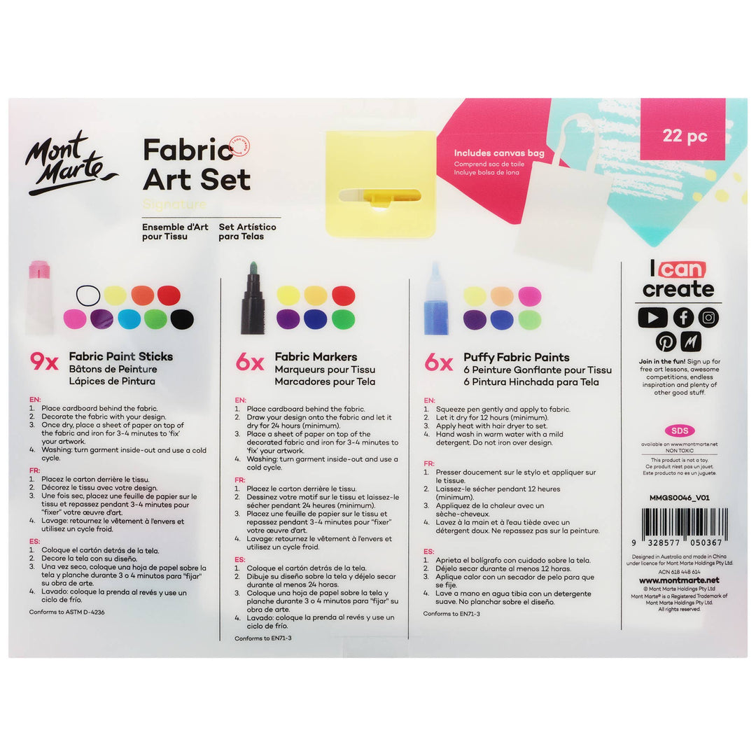 Fabric Art Set Signature 22pc