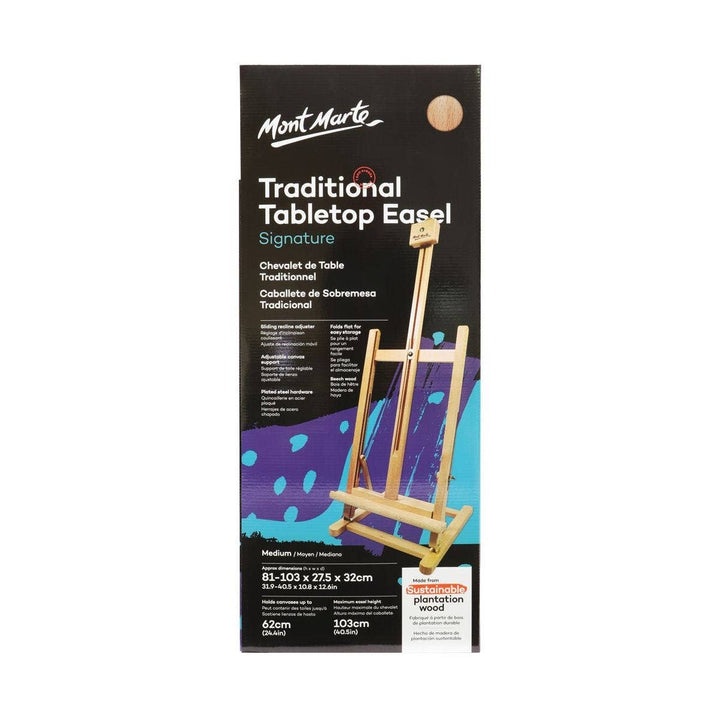 Traditional Tabletop Easel Signature - Medium