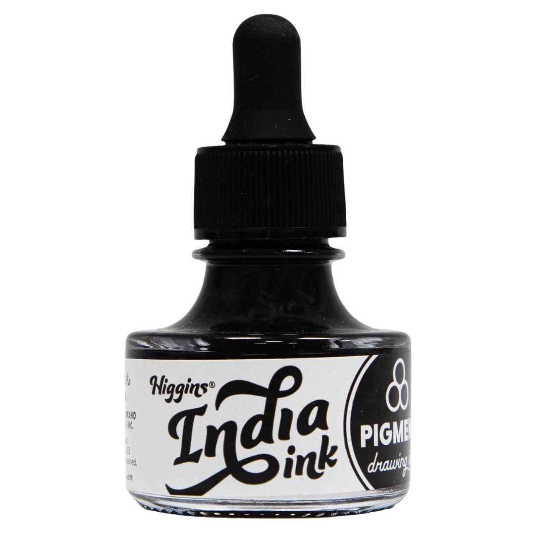 Higgins Black India Ink - 1oz