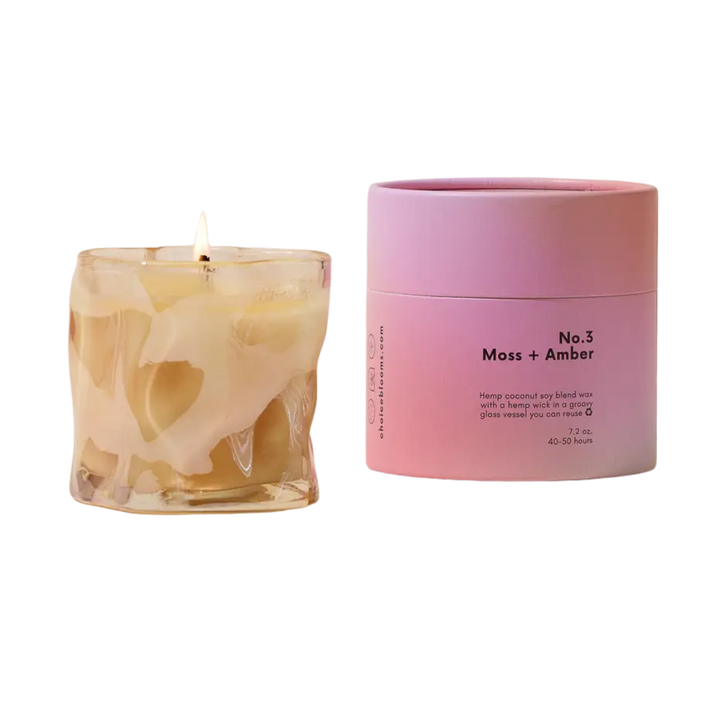 Moss + Amber Candle