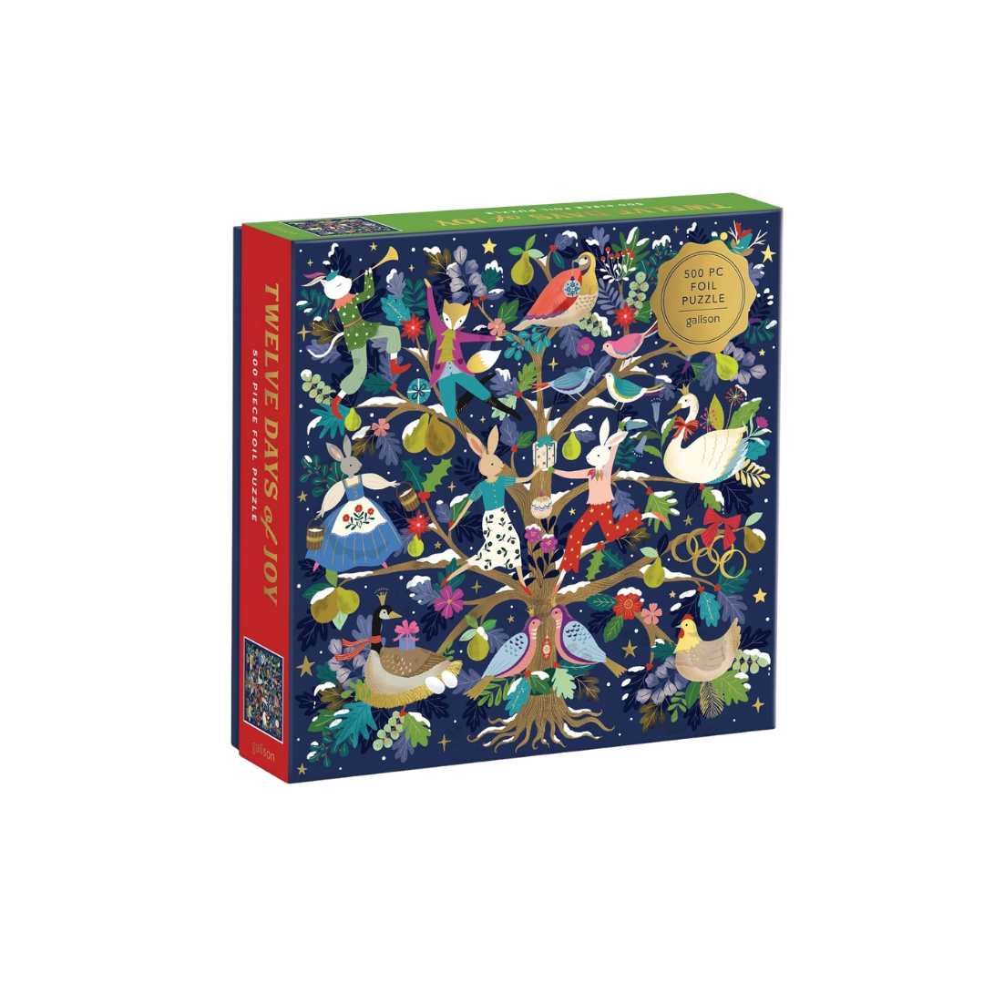 ￼12 Days of Joy 500 Piece Foil Puzzle