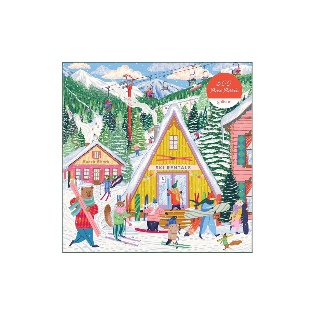 Ski Village 500 Piece Puzzle