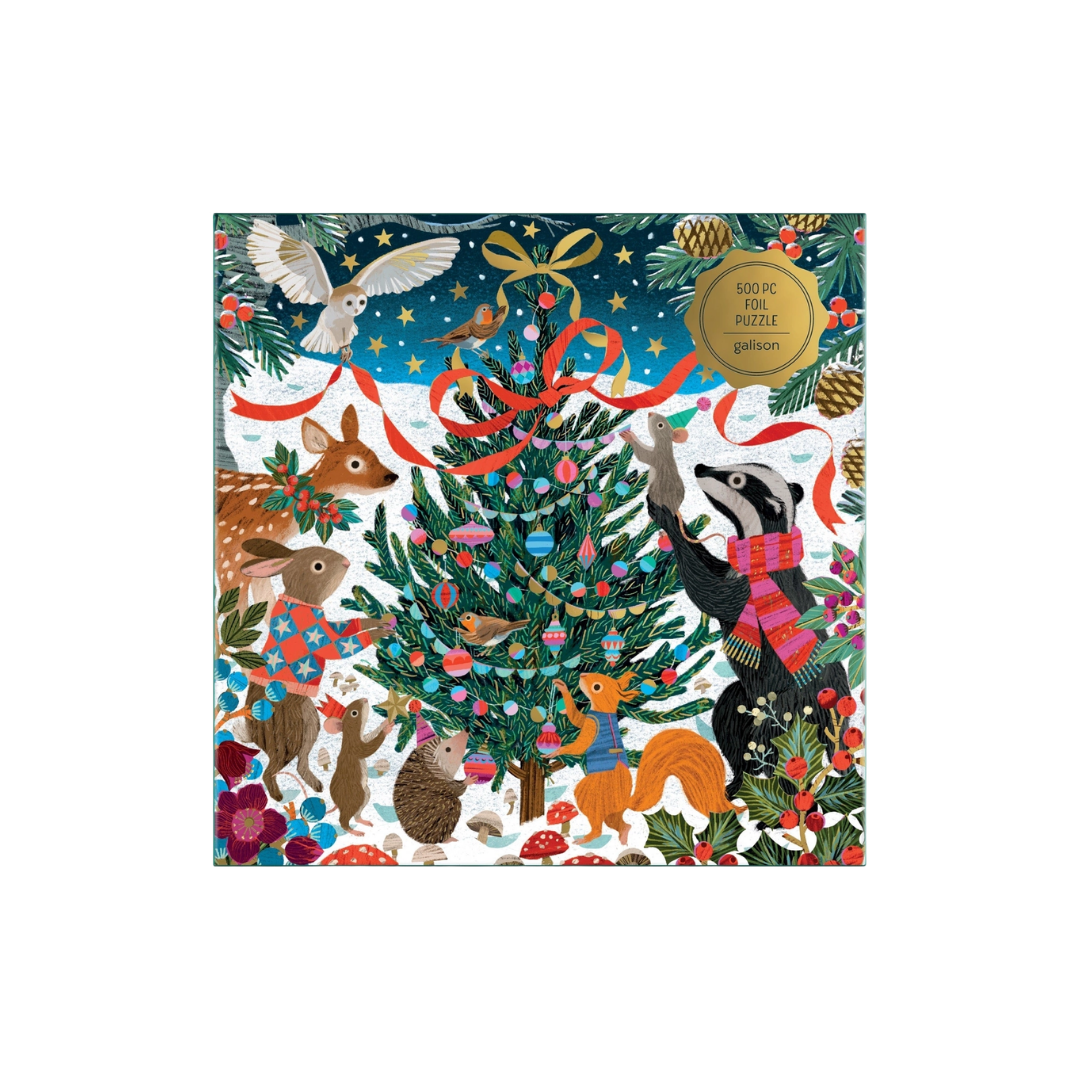 Victoria Ball Woodland Merrymakers 500 Piece Foil Puzzle