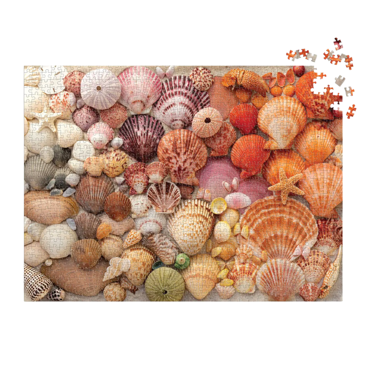 Vibrant Seashells 1000 Piece Puzzle
