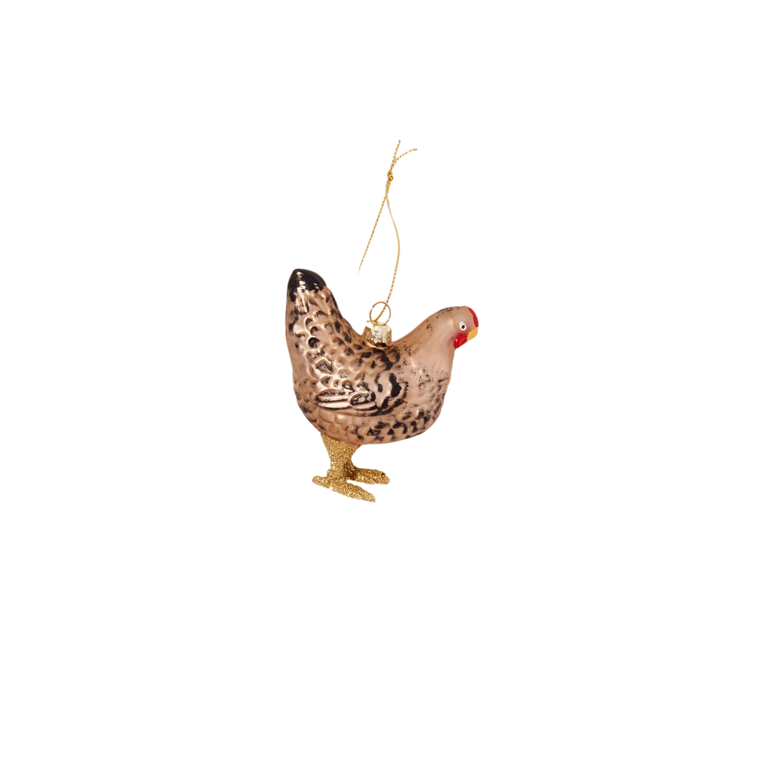 Farmhouse Hen Ornament