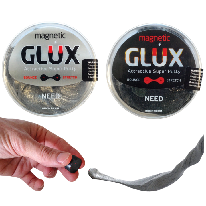 Megaglux Magnetic Collections Silver and Black Super Putty