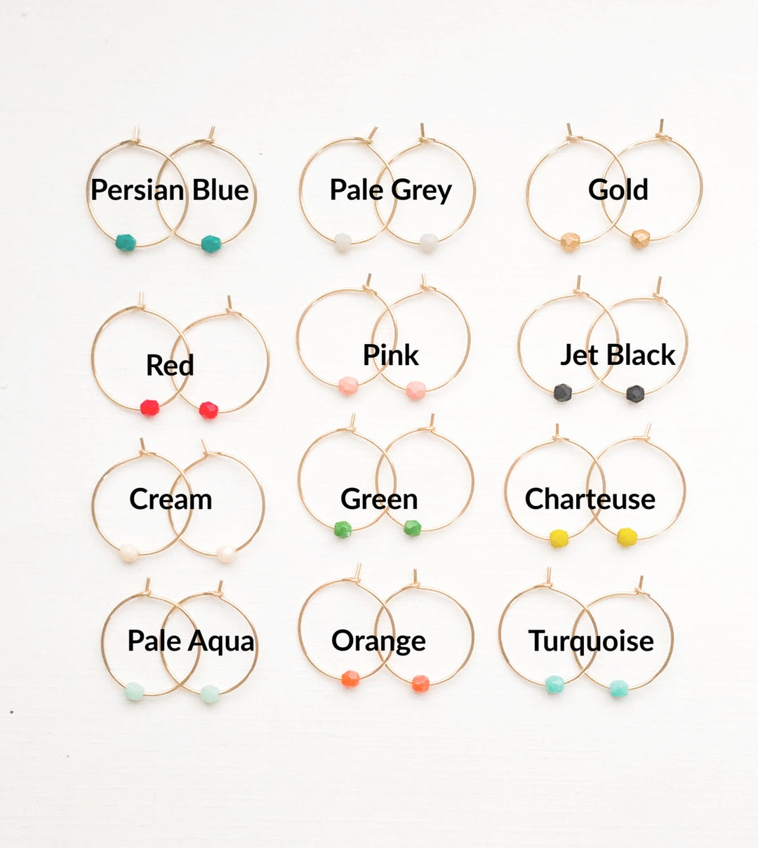 Little Gold Filled Orbit Hoop Earrings